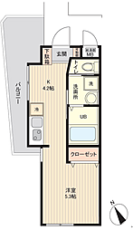 スターハイツ上祖師谷 ワンルームの間取図画像