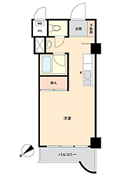 鬼怒川温泉マンション ワンルームの間取図画像