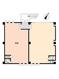 マリオン北本 ワンルームの間取図画像