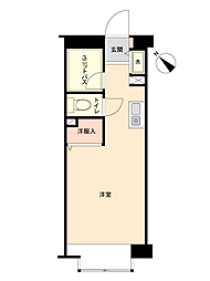 セントヒルズ仙台A棟 ワンルームの間取図画像