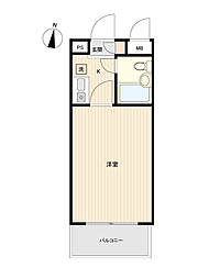 クリオ北大宮壱番館 1Kの間取図画像