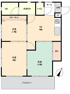間取りを拡大表示