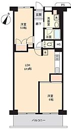 北本ハイデンス弐番街 3LDKの間取図画像