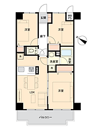 コスモ浦和南2nd・Stage 3LDKの間取図画像