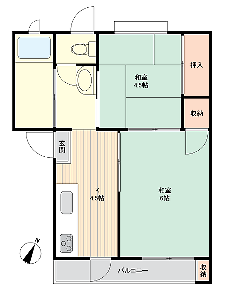 間取りを拡大表示