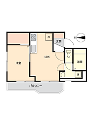 第2高円寺ダイヤモンドマンション 1LDKの間取図画像