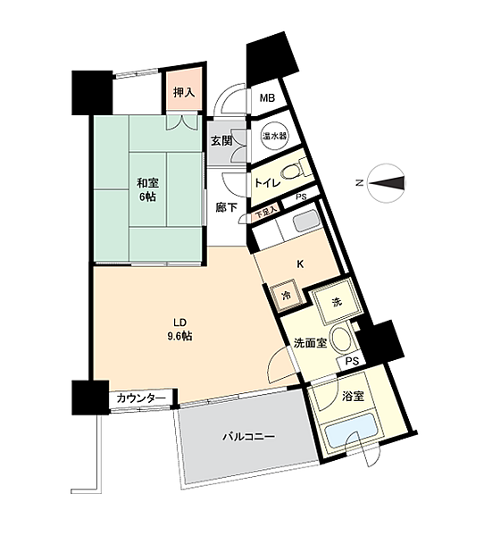 間取りを拡大表示