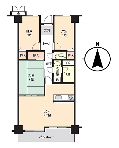 間取りを拡大表示