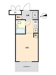 TOP立石No.5 ワンルームの間取図画像