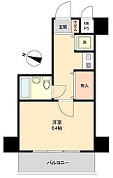 ライオンズマンション川口第10 1Kの間取図画像