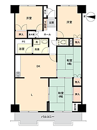 第23ビル 5DKの間取図画像