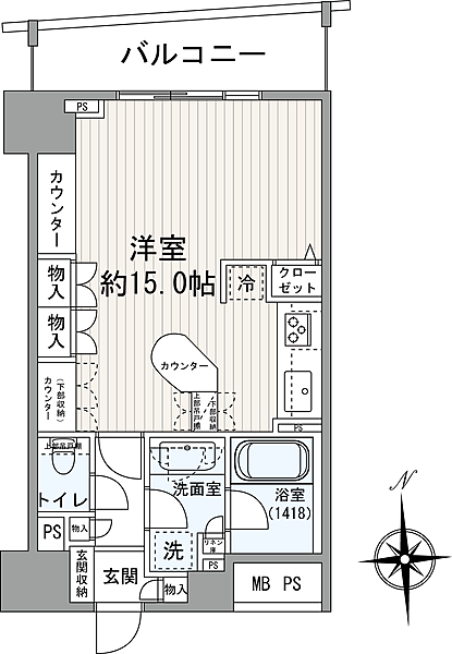 間取りを拡大表示