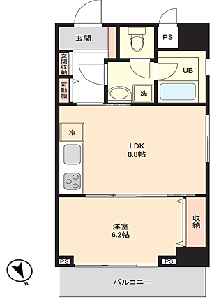 間取りを拡大表示