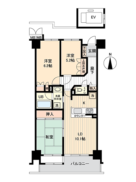 間取りを拡大表示