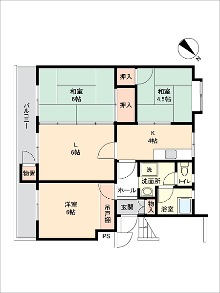 間取りを拡大表示