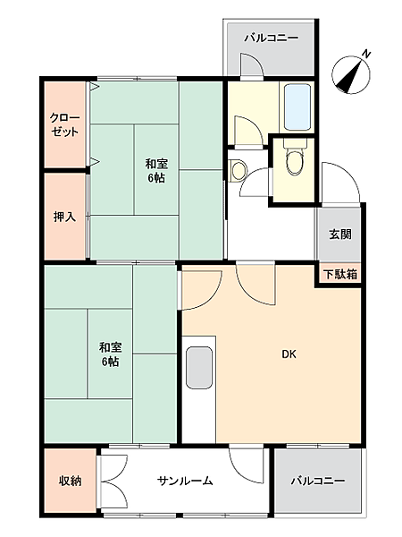 間取りを拡大表示