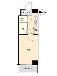 マリオン屋島東 1Kの間取図画像
