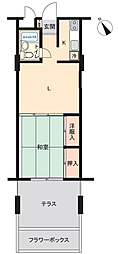 山中湖レイクサイドC1 1DKの間取図画像