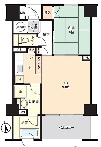 間取りを拡大表示
