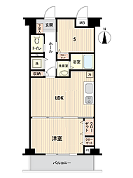 ベルフォーレ宮前平 1SLDKの間取図画像