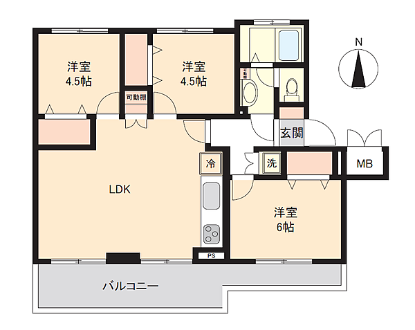 間取りを拡大表示