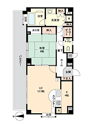 スパックス箱根宮ノ下 1LDKの間取図画像