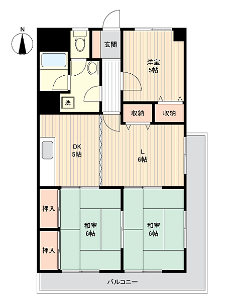 間取りを拡大表示