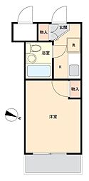 アーバン高柳 ワンルームの間取図画像
