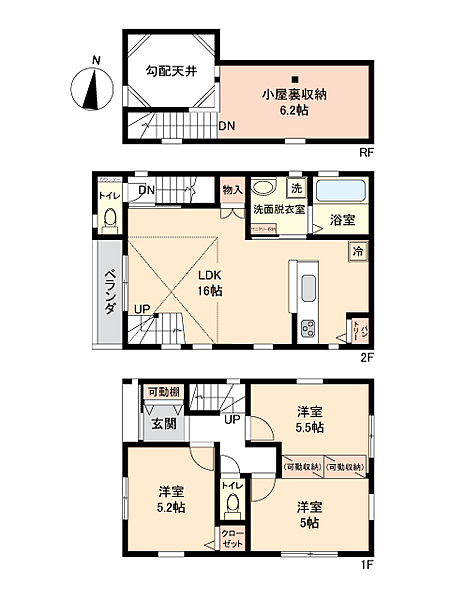 間取りを拡大表示