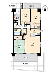センチュリー青梅新町 3LDKの間取図画像