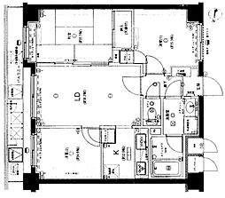 マイキャッスル越谷 3LDKの間取図画像