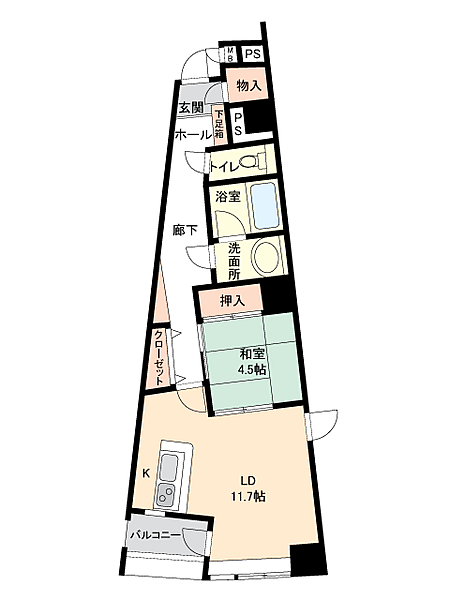 間取りを拡大表示