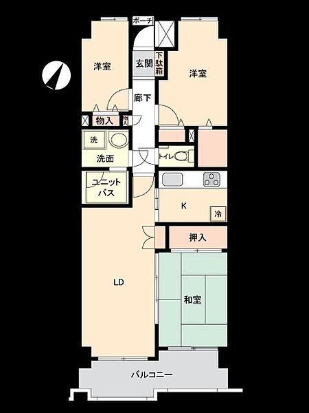 間取りを拡大表示