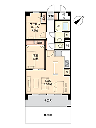 東建参宮橋マンション 1SLDKの間取図画像