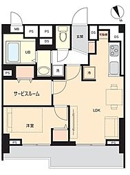 豊島ハイツ 1SLDKの間取図画像