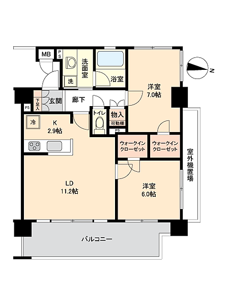 間取りを拡大表示