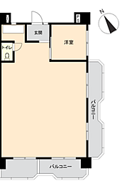 ルナハイツ津 3DKの間取図画像