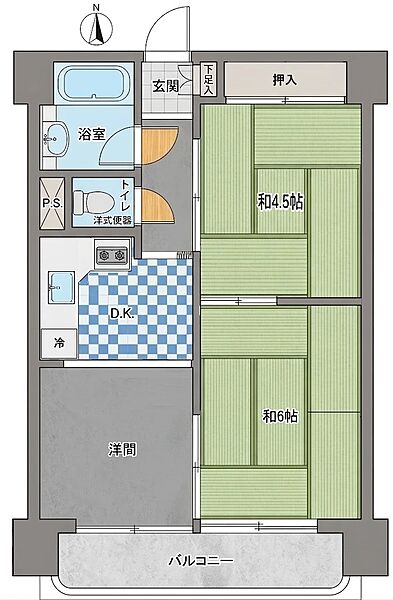 間取りを拡大表示