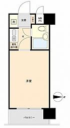アーバンヒルズ福生 1Kの間取図画像
