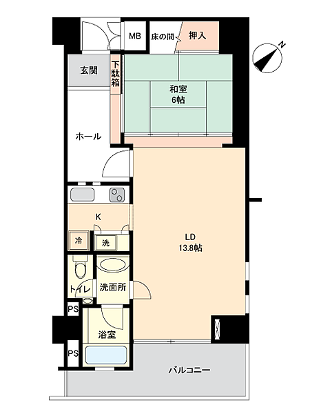 間取りを拡大表示