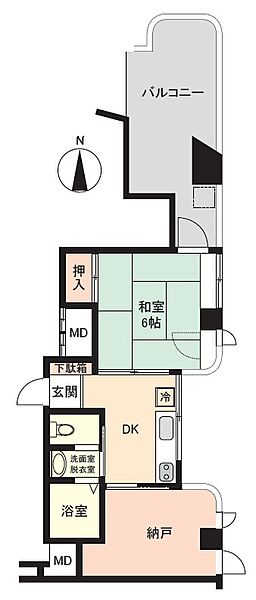 間取りを拡大表示