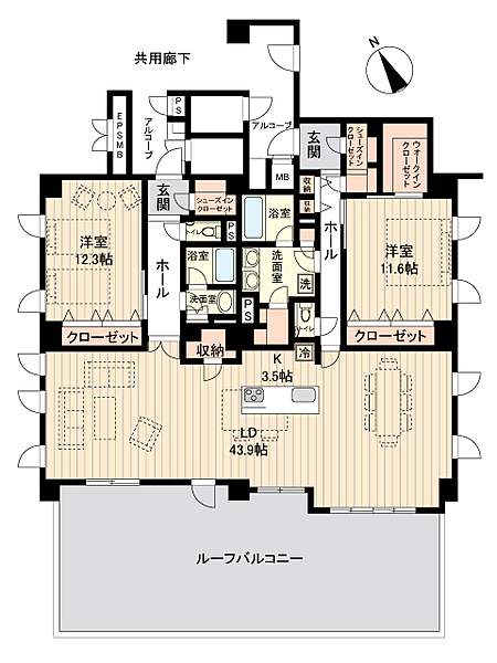 間取りを拡大表示