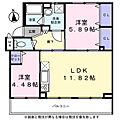 アールリエット武蔵境1号棟4階13.2万円