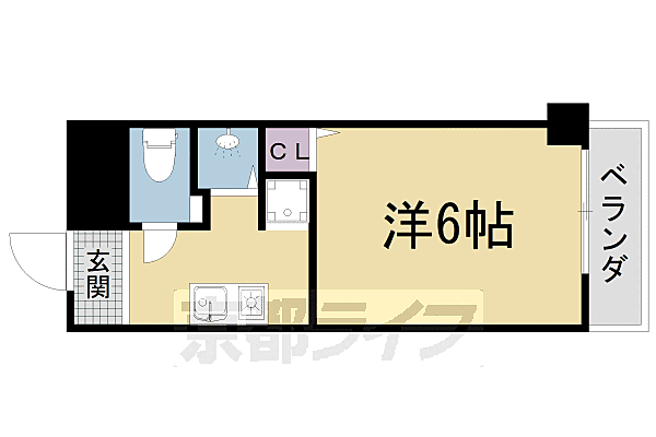 ハイムブルーメ 102｜京都府京都市左京区田中関田町(賃貸マンション1K・1階・18.00㎡)の写真 その2