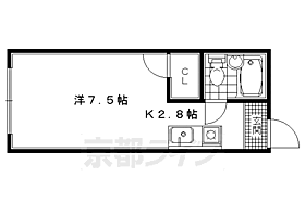 京都府京都市北区大宮中総門口町（賃貸アパート1K・2階・18.00㎡） その2