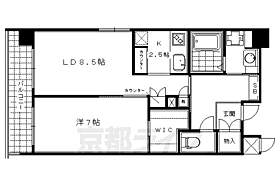 京都府京都市下京区東洞院通万寿寺下る深草町（賃貸マンション1LDK・7階・46.76㎡） その2