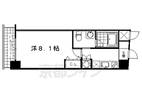 京都府京都市下京区岩上通松原上る吉文字町（賃貸マンション1K・4階・26.92㎡） その2