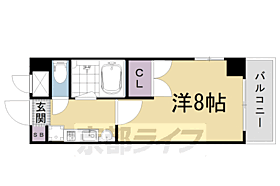 アーベイン吉田 103 ｜ 京都府京都市左京区吉田下大路町（賃貸マンション1K・1階・22.91㎡） その2