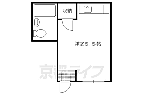 京都府京都市上京区下立売通大宮西入浮田町（賃貸アパート1R・4階・16.00㎡） その2