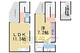 Ｄｅ　ｍａｃｈｉ　ｍａｉｓｏｎ N2 ｜ 京都府京都市左京区田中関田町（賃貸アパート1LDK・1階・60.62㎡） その2